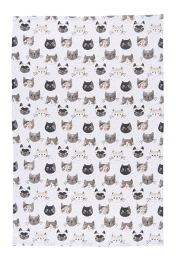 Cats Meow Cotton Dishtowel