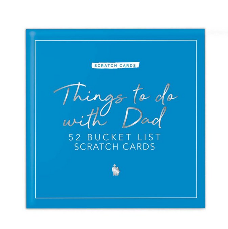 Things to do with Dad, 52 Bucket List Scratch Cards