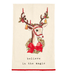 Reindeer Bell Hand Towel