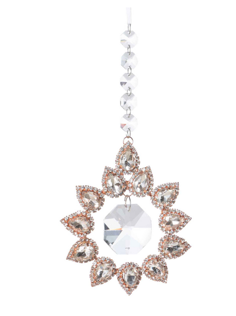 Crystal Gem Brooch Ornament