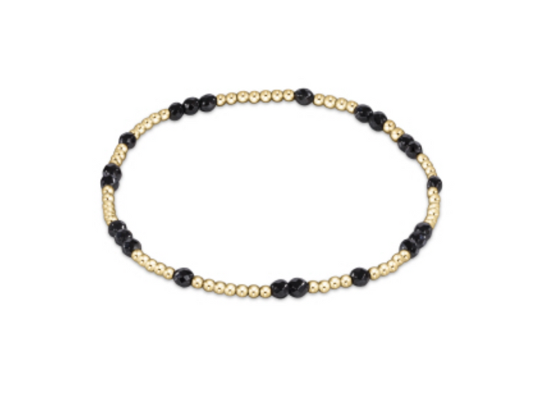 Hope Unwritten Gemstone Bracelet, Faceted Hematite
