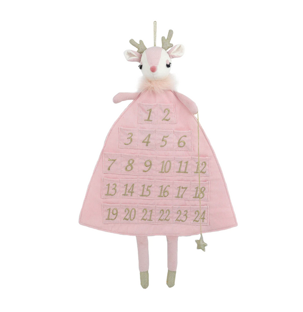 Pink Reindeer Advent Calendar