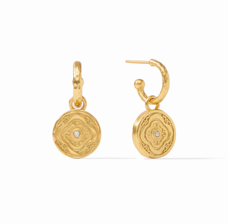 Astor 6-in-1 Charm Earring, Pearl
