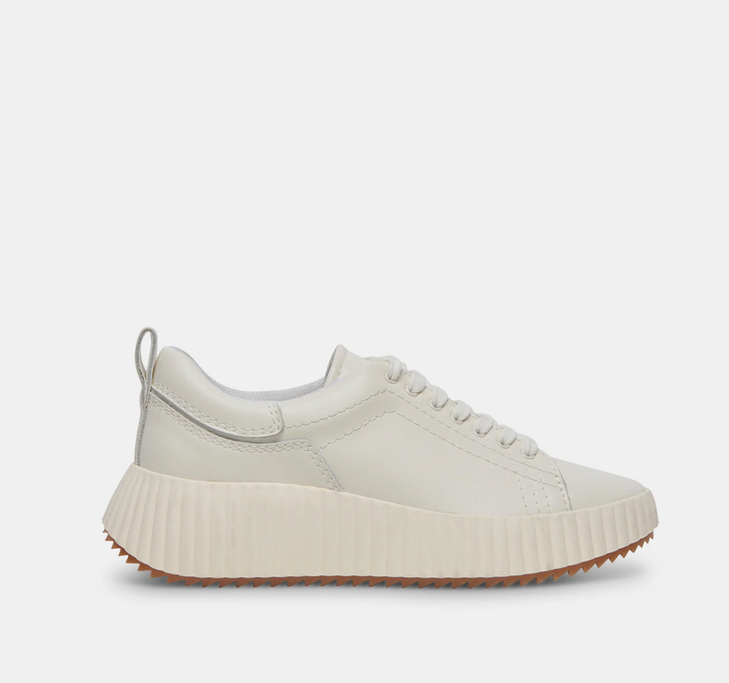 Devote Sneakers, White Leather