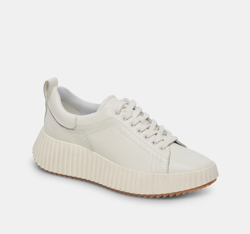 Devote Sneakers, White Leather