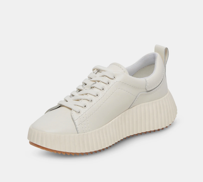 Devote Sneakers, White Leather