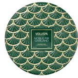 Noble Fir Garland 3 Wick Tin