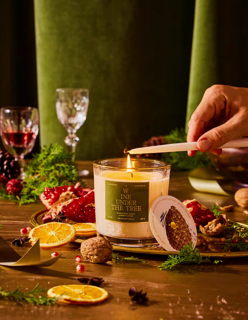 Wine Under The Tree Candle, 10oz