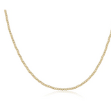 17" Choker Beaded - Classic Gold 2.5mm