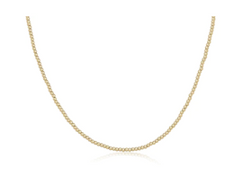 15" Choker Classic Gold 2.5mm Bead