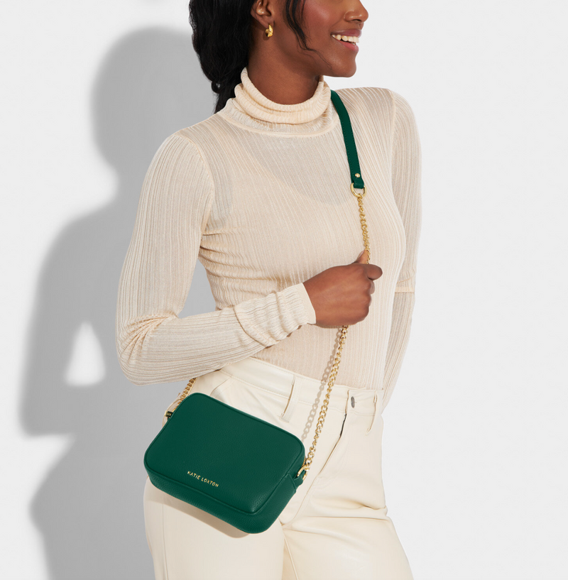 Millie Mini Crossbody, Emerald Green