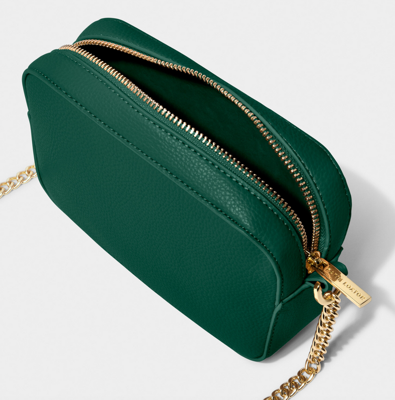 Millie Mini Crossbody, Emerald Green