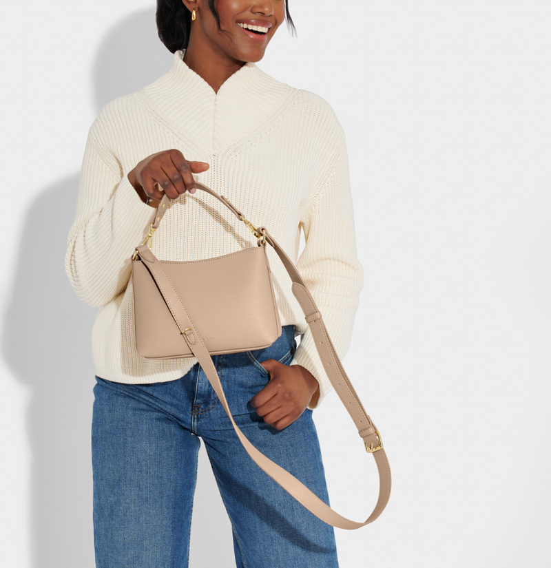 Evie Crossbody Bag, Soft Tan