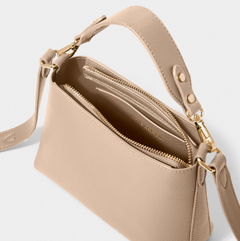 Evie Crossbody Bag, Soft Tan