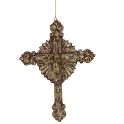 Gilded Cross Ornament