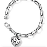 Contempo Heart Link Bracelet