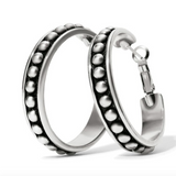 Pretty Tough Stud Large Leverback Hoop Earrings