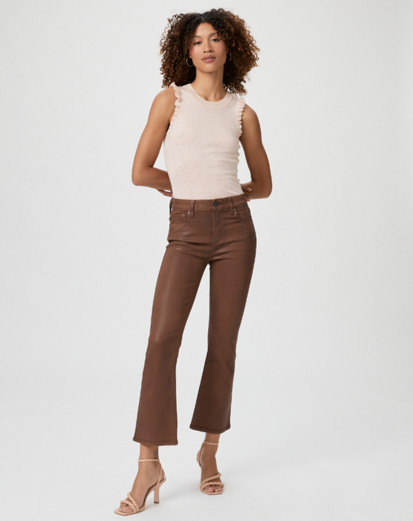 Claudine Pant, Cognac Luxe Coating