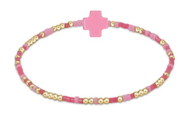 Egirl Hope Unwritten Signature Cross Bracelet, Gettin' Piggy With It