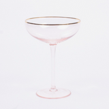 Light Pink Coupe Glass