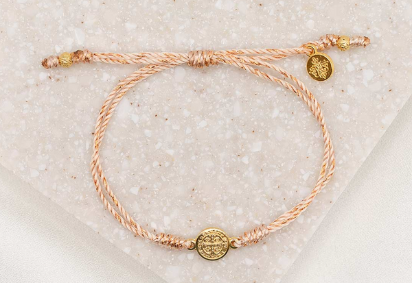 Breathe Blessing Bracelet, Metallic Copper