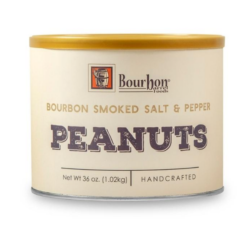 Bourbon Smoked Salt and Pepper Peanuts, 36oz
