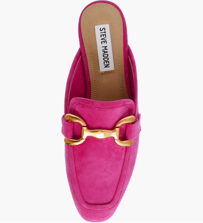 Fortunate Mule Pink Suede