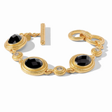 Tudor Stone Bracelet, Obsidian Black
