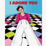 Harry Styles I Adore You Valentine's Card