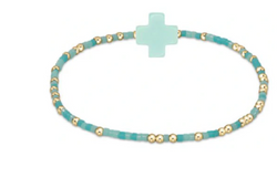 Egirl Hope Unwritten Signature Cross Bracelet, Mint To Be