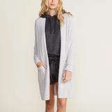 CozyChic Lite® Long Cardigan, Silver