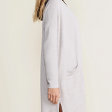 CozyChic Lite® Long Cardigan, Silver