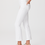 Colette Crop Flare, Crisp White
