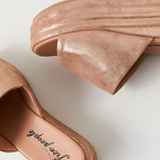 Harbor Flatform Sandals, Rose Gold