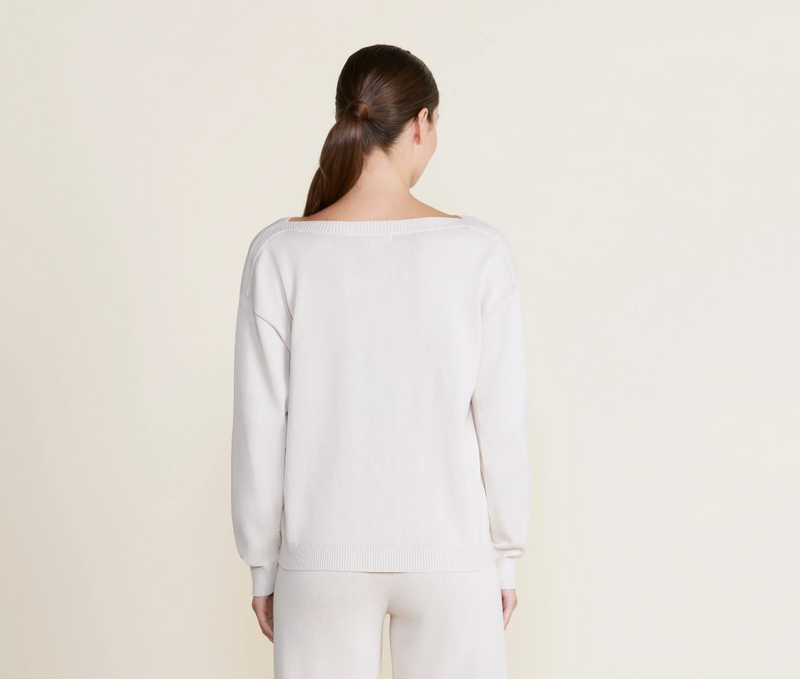 Sunbleached Boatneck Pullover, Sand Dune