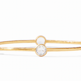 Milano Bangle - Clear Crystal, Small