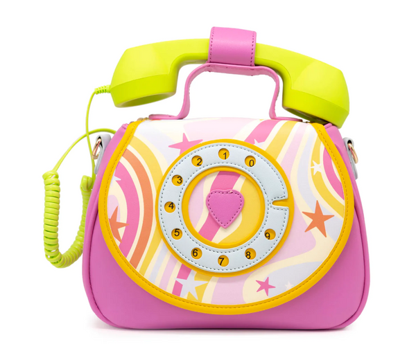 Ring Ring Phone Convertible Handbag, Retro Vibes