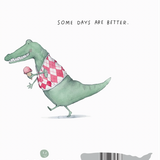 Alligator Hard Day Card