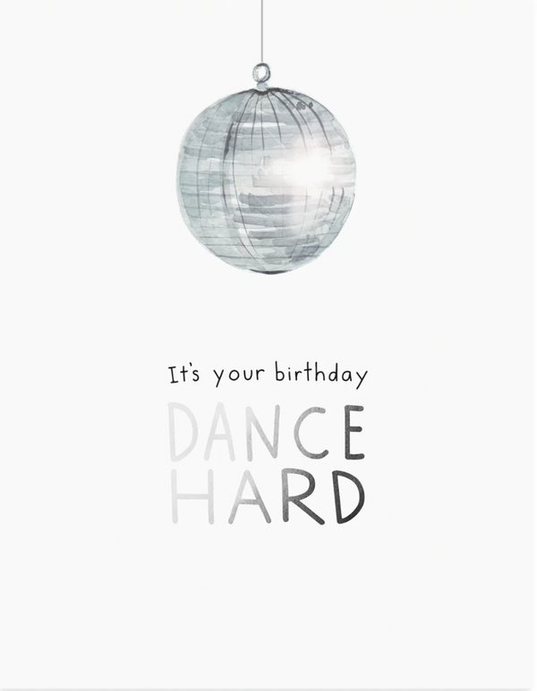 Disco Ball Birthday Card