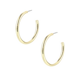 Just Dance Large Hoop Earrings, Gold
