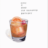 Old Fashioned Birthday Card
