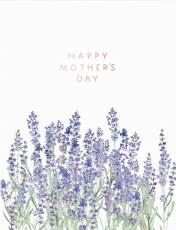 Lavender Mother's Day Card
