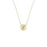 Eclipse Ball Necklace, Gold