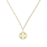 Sea Breeze Pendant Necklace, Gold