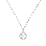 Sea Breeze Pendant Necklace, Silver