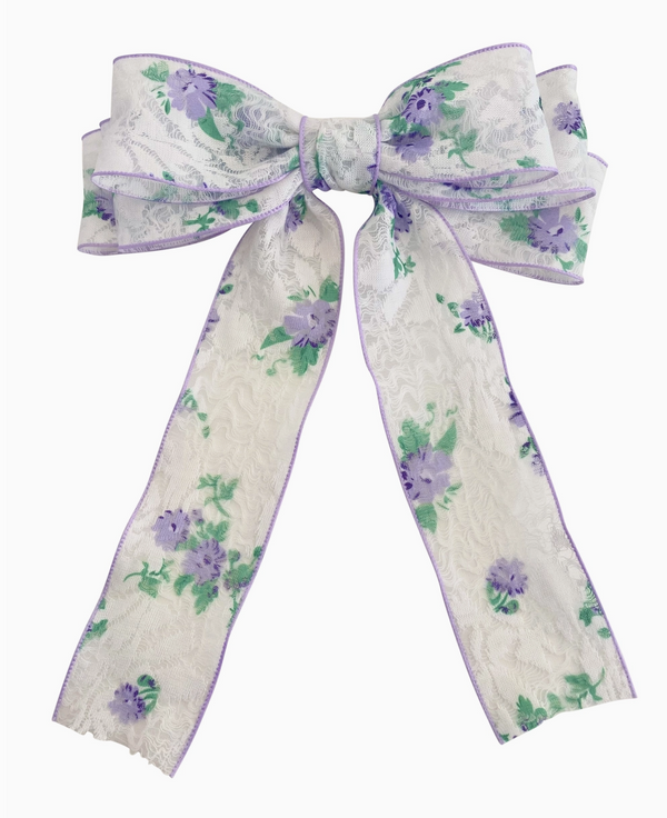 Floral Bow, Lilac
