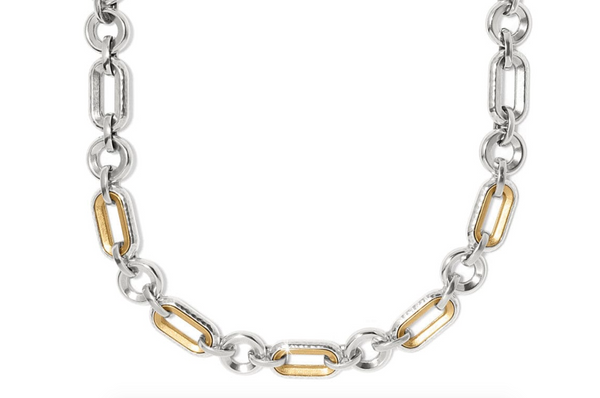 Medici Link Two Tone Necklace