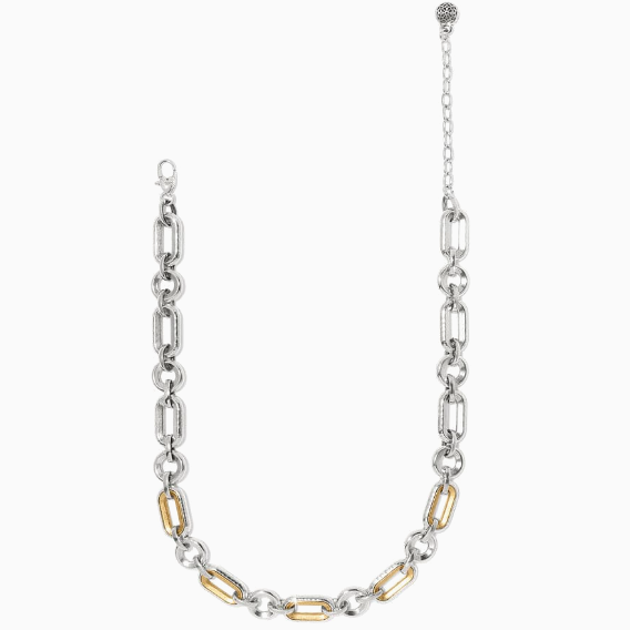 Medici Link Two Tone Necklace