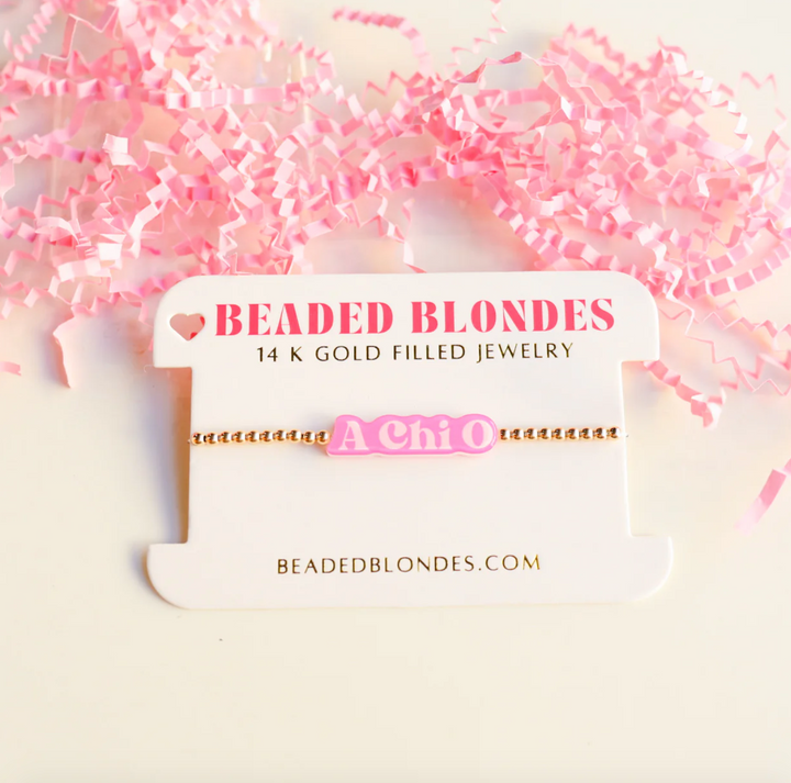 Sorority Pink Bracelet