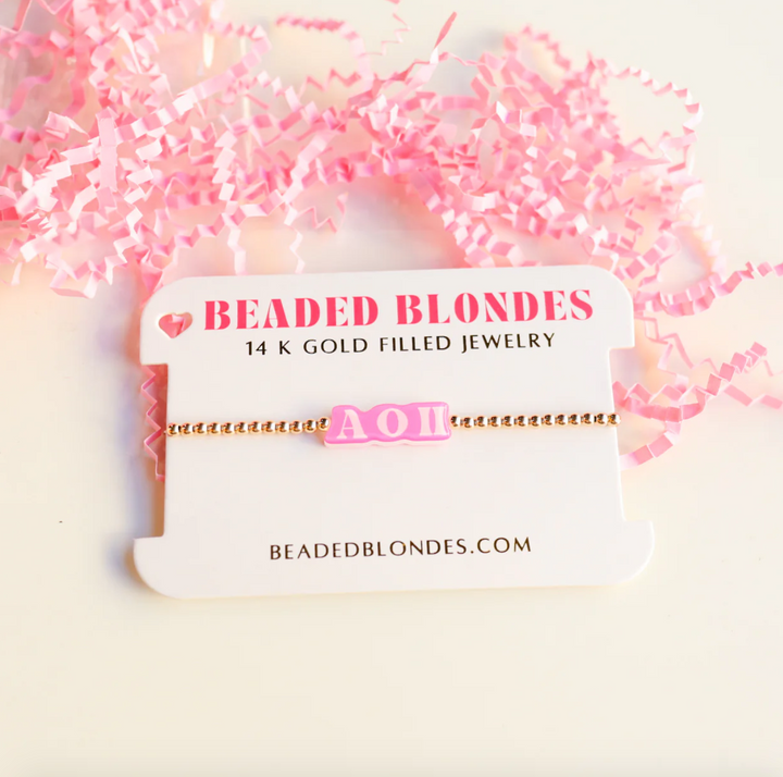 Sorority Pink Bracelet